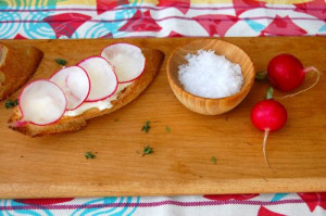 blog spring radish appetizer